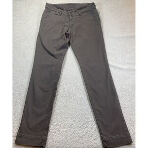 Four Ten Officina Men Gray Slim Fit‎ Chinos Pants Size 50 Made in Italy (34x32)